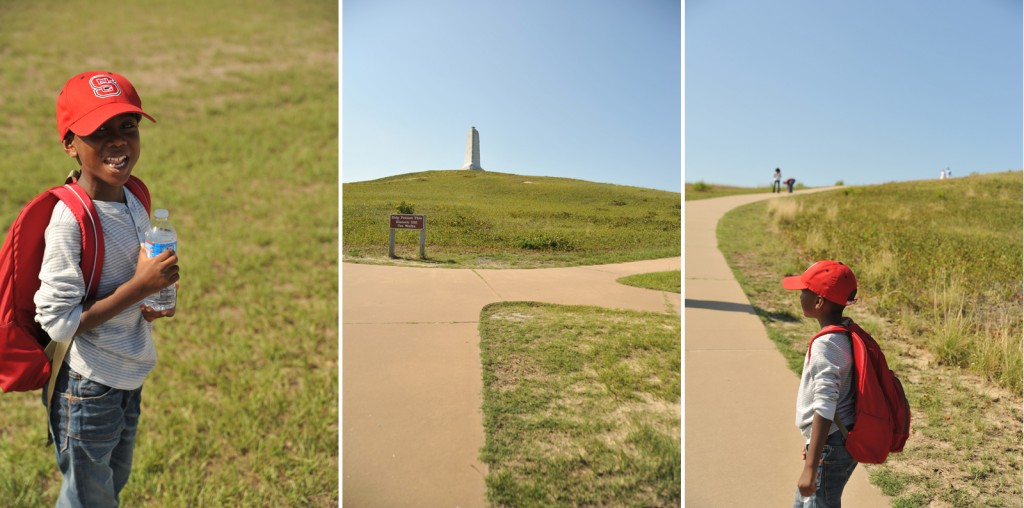 Walking to the top